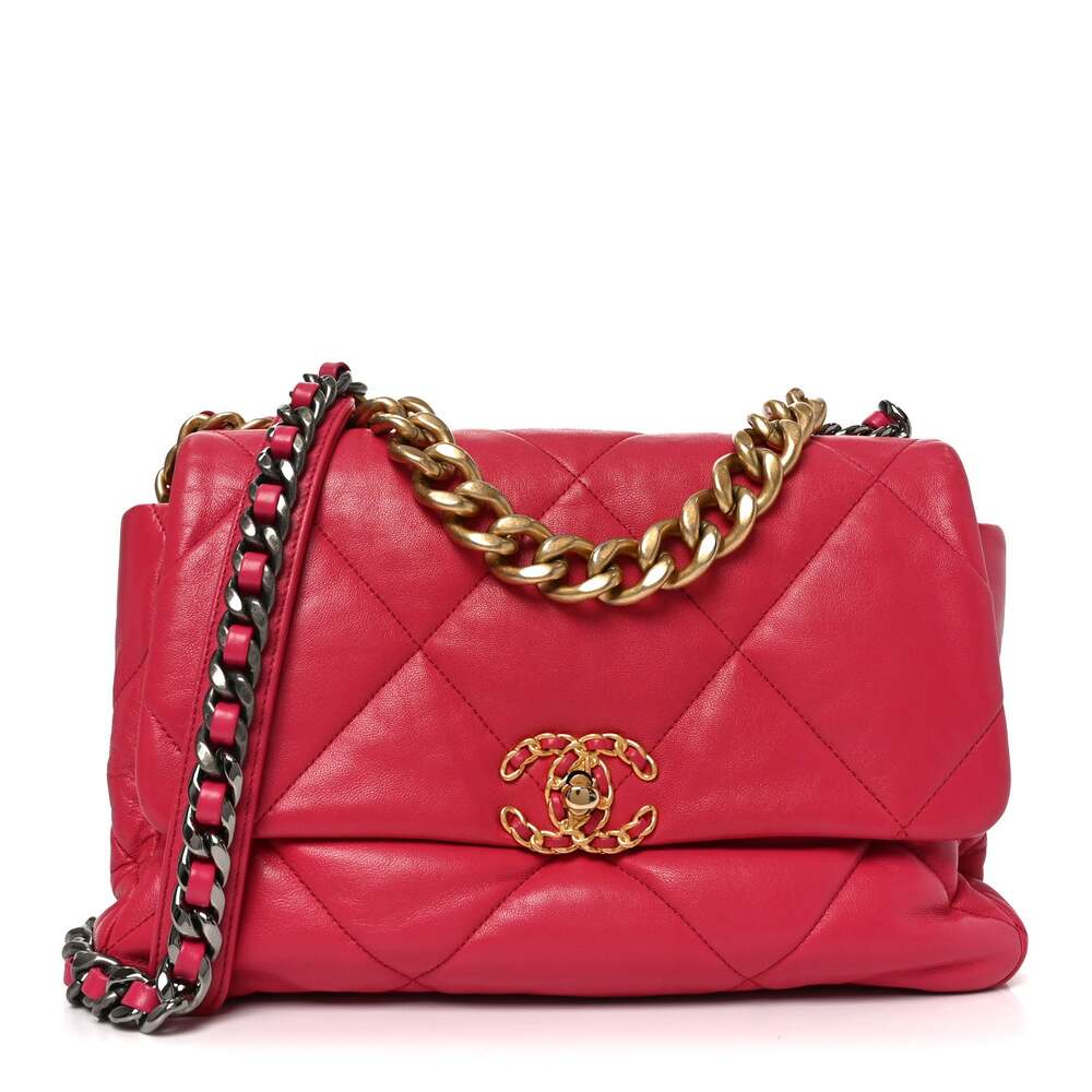 Goatskin Quilted Large Chanel 19 Flap #321273C33B